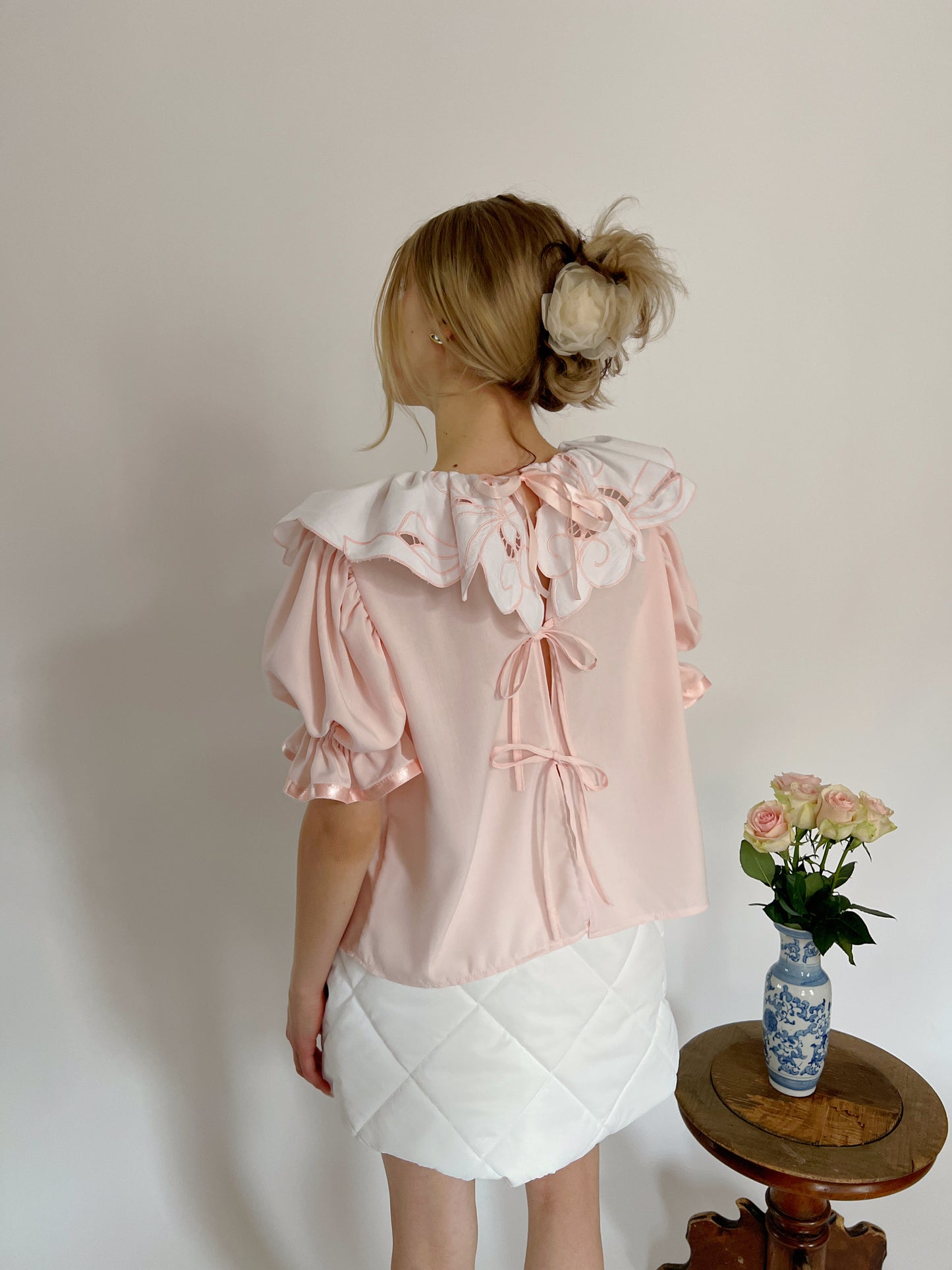 Reworked Baby Pink Shirt