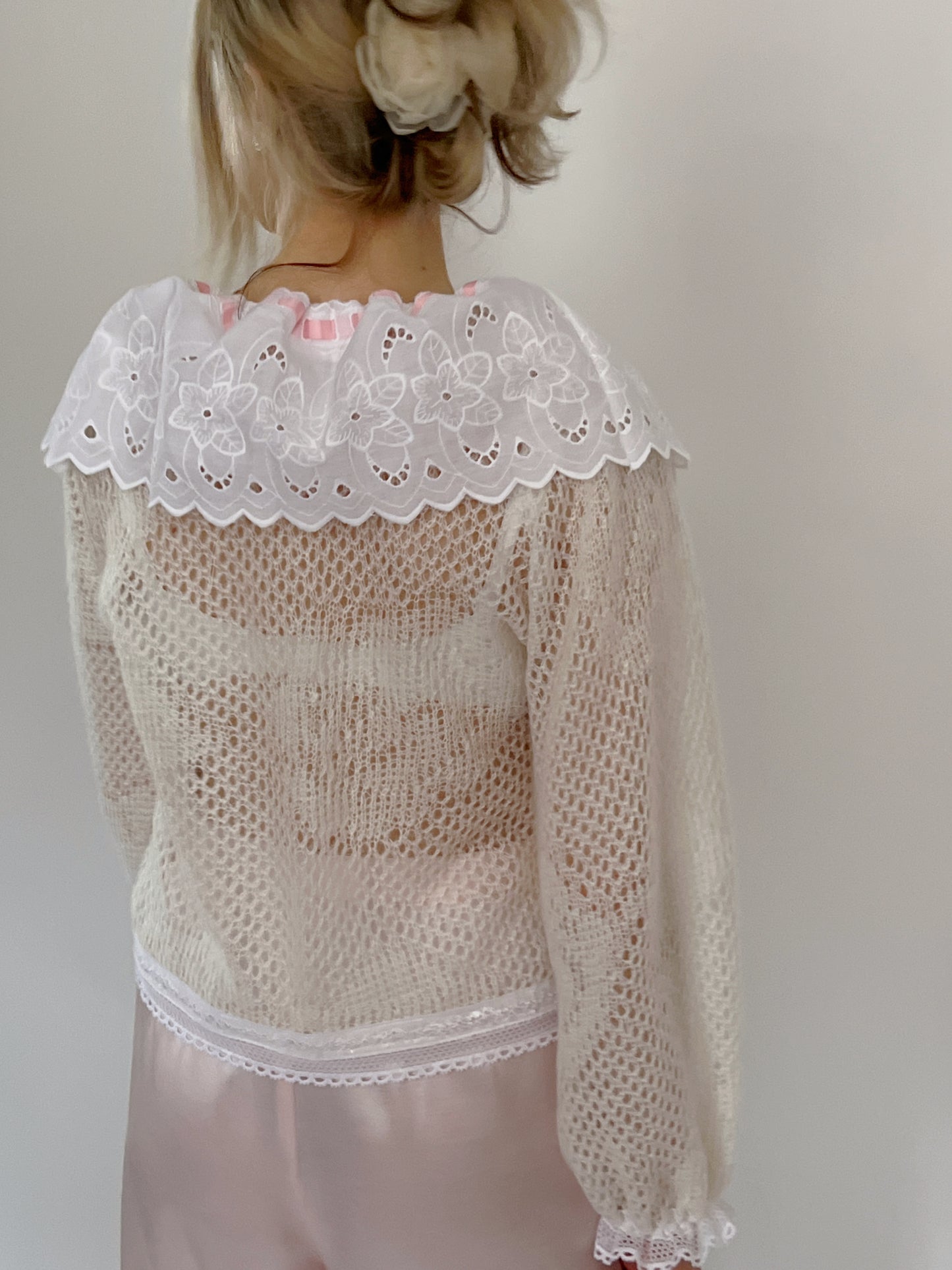 Reworked Rose Cardigan