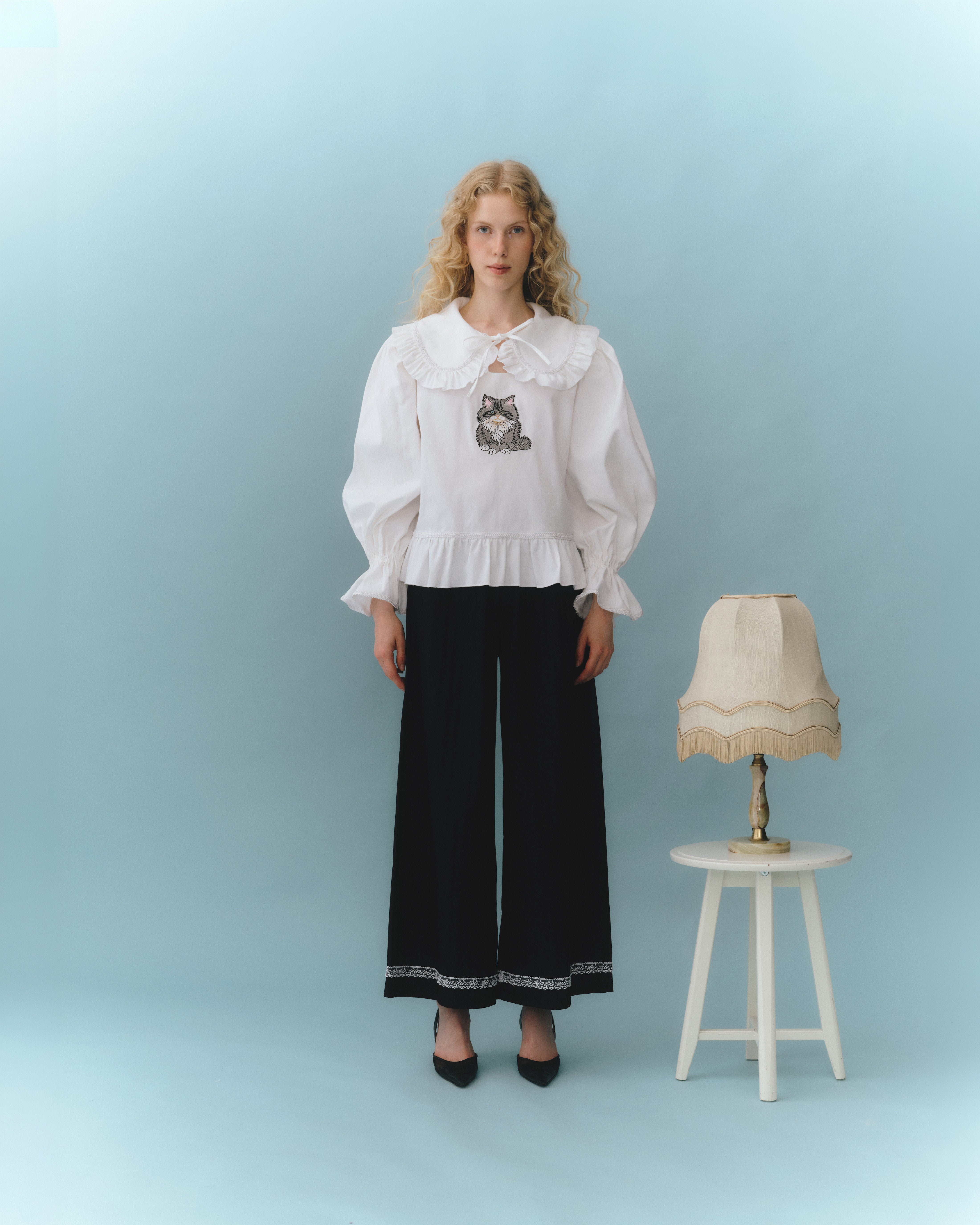Cat Person Cotton Shirt