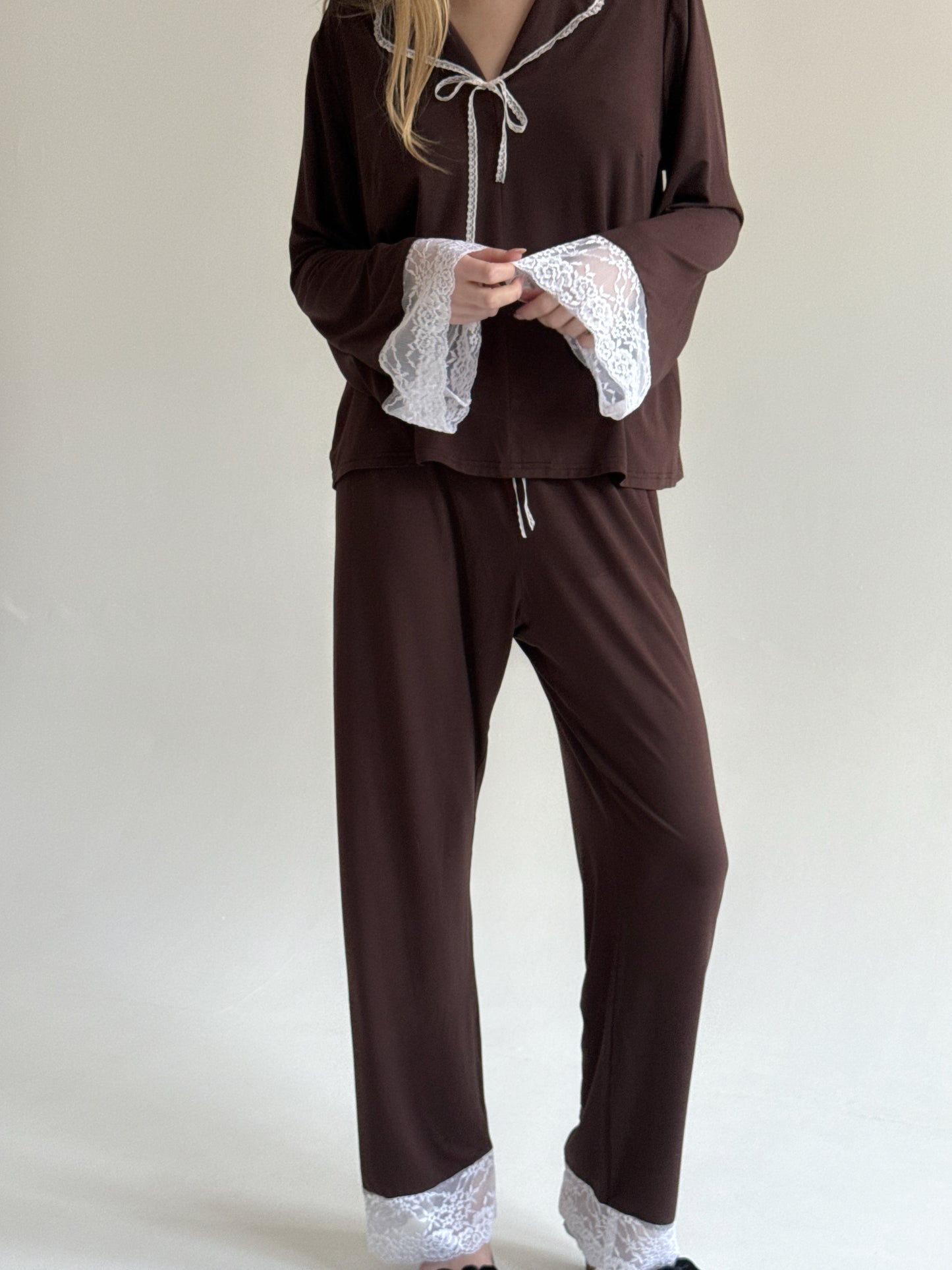 Bamboo chocolate pyjama