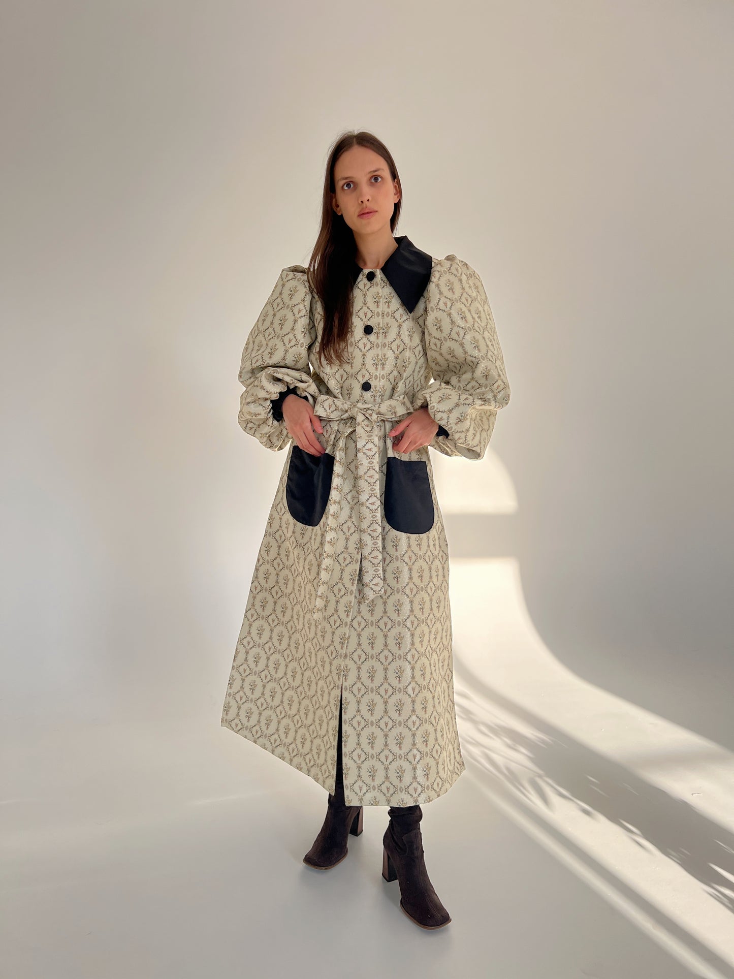 Trench Coat Jacquard Piano