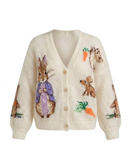 Peter Rabbit Mohair Cardigan