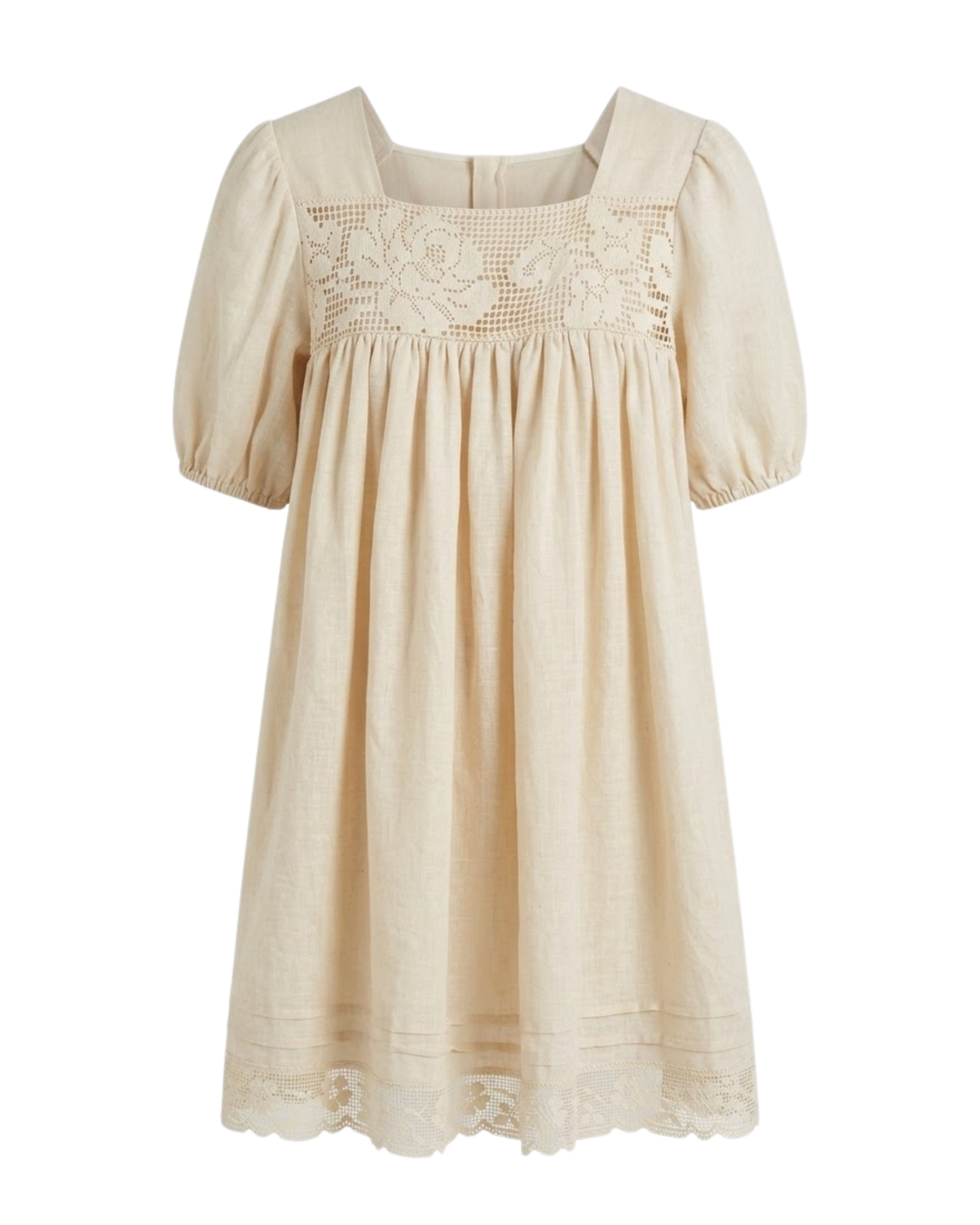 Linen Rose Dress