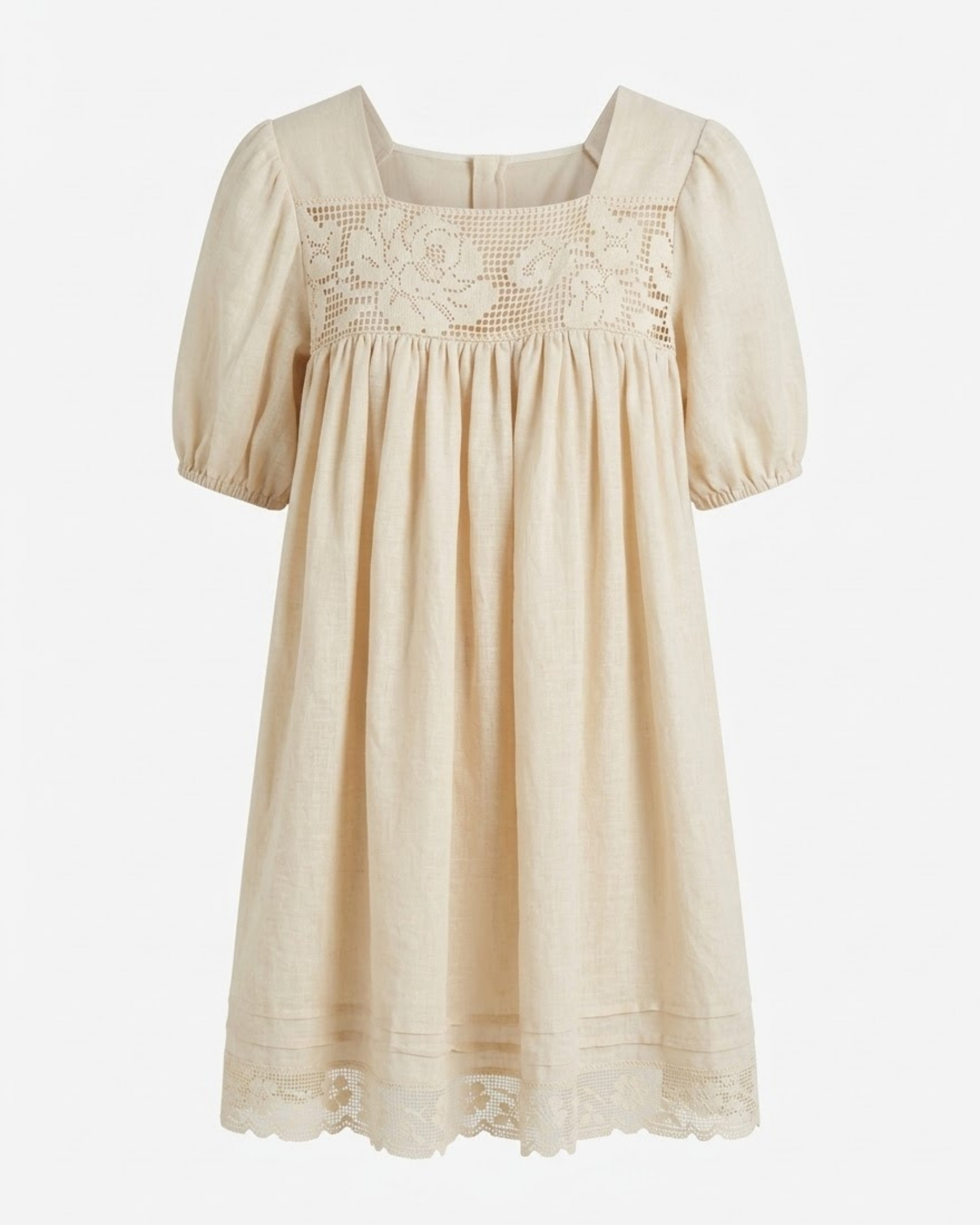 Linen Rose Dress