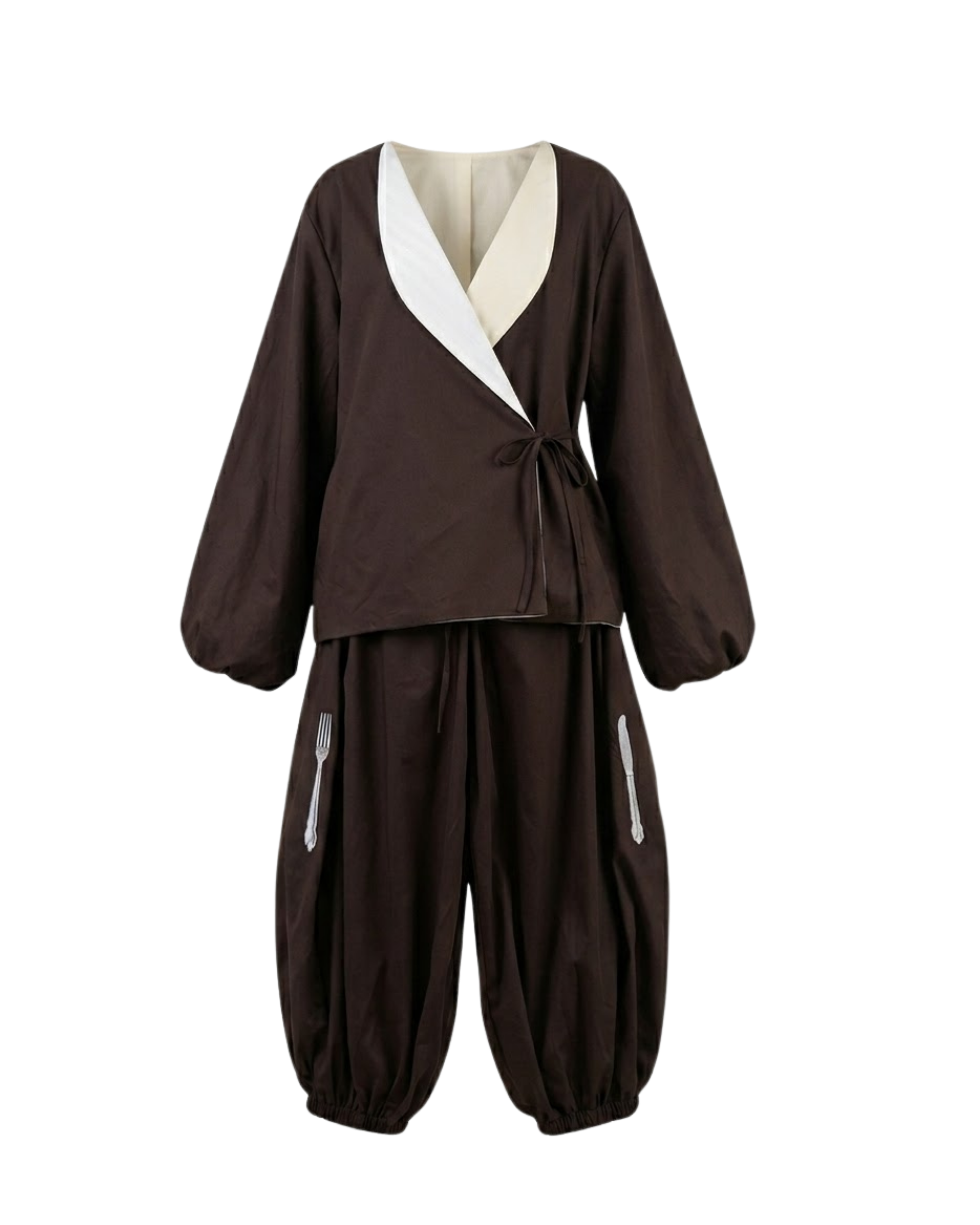 Fork knife kimono set