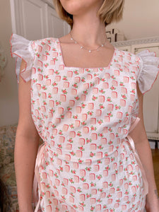 Reworked pink floral dress